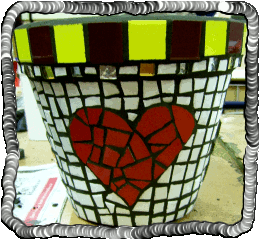  side of flower pot finished